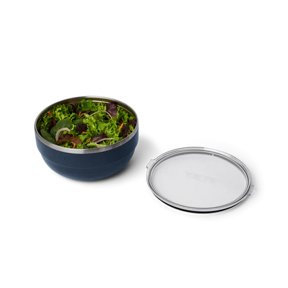 Yeti Navy Large Insulated Bowl with Lid - 4.3L Capacity for Outdoor Use