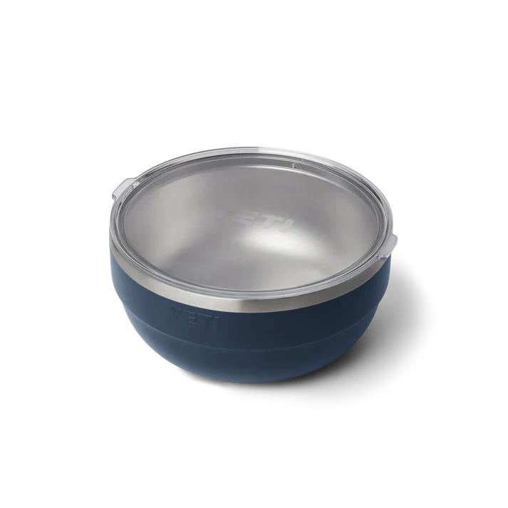 Yeti Navy Large Insulated Bowl with Lid - 4.3L Capacity for Outdoor Use