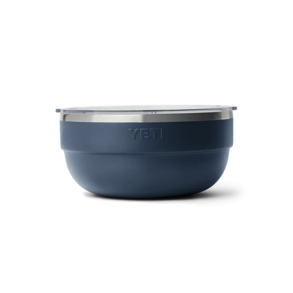 Yeti Navy Large Insulated Bowl with Lid - 4.3L Capacity for Outdoor Use