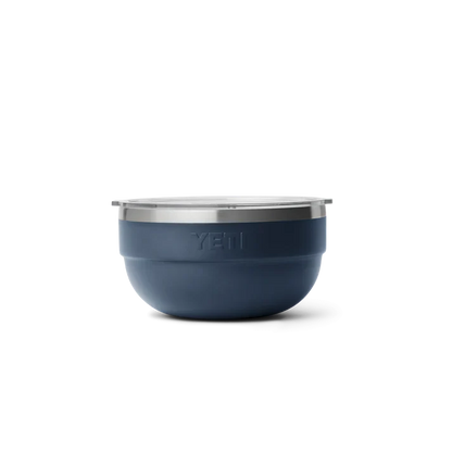 Yeti Navy Blue Medium 1.9L Insulated Bowl with Lid - Perfect for Camping and Outdoor Events
