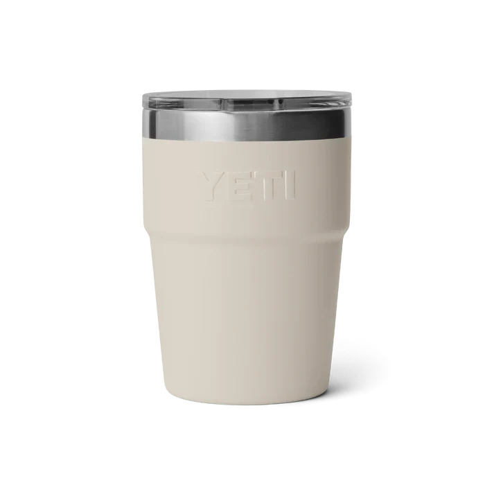Yeti 16oz Stackable Insulated Cup - Cape Taupe Color - Ideal for Hot & Cold Beverages