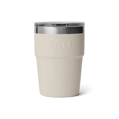 Yeti 16oz Stackable Insulated Cup - Cape Taupe Color - Ideal for Hot & Cold Beverages