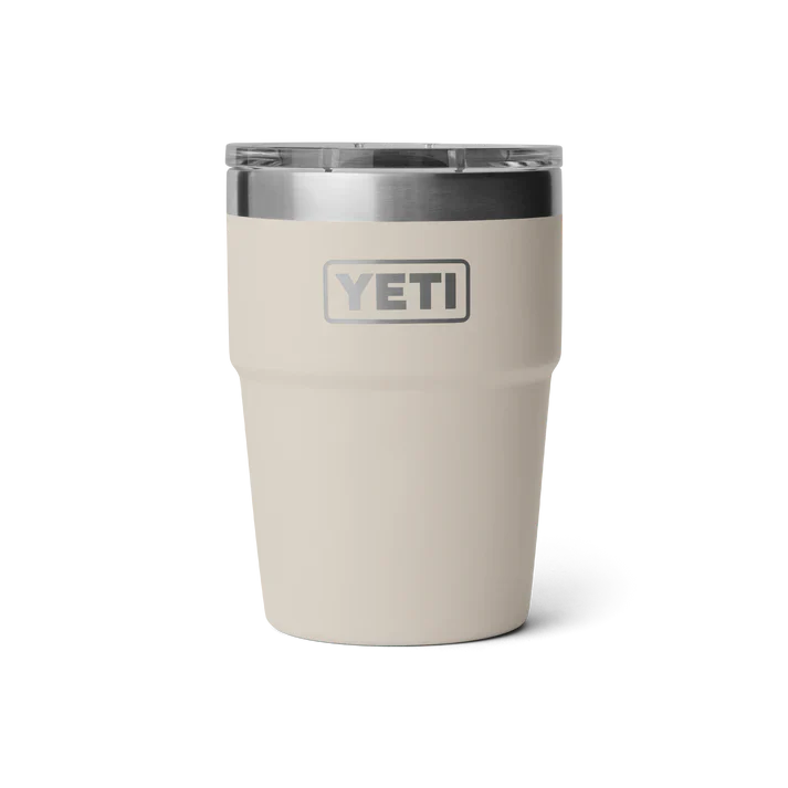 Yeti 16oz Stackable Insulated Cup - Cape Taupe Color - Ideal for Hot & Cold Beverages