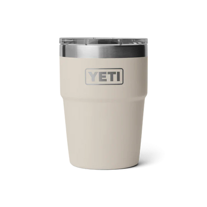 Yeti 16oz Stackable Insulated Cup - Cape Taupe Color - Ideal for Hot & Cold Beverages