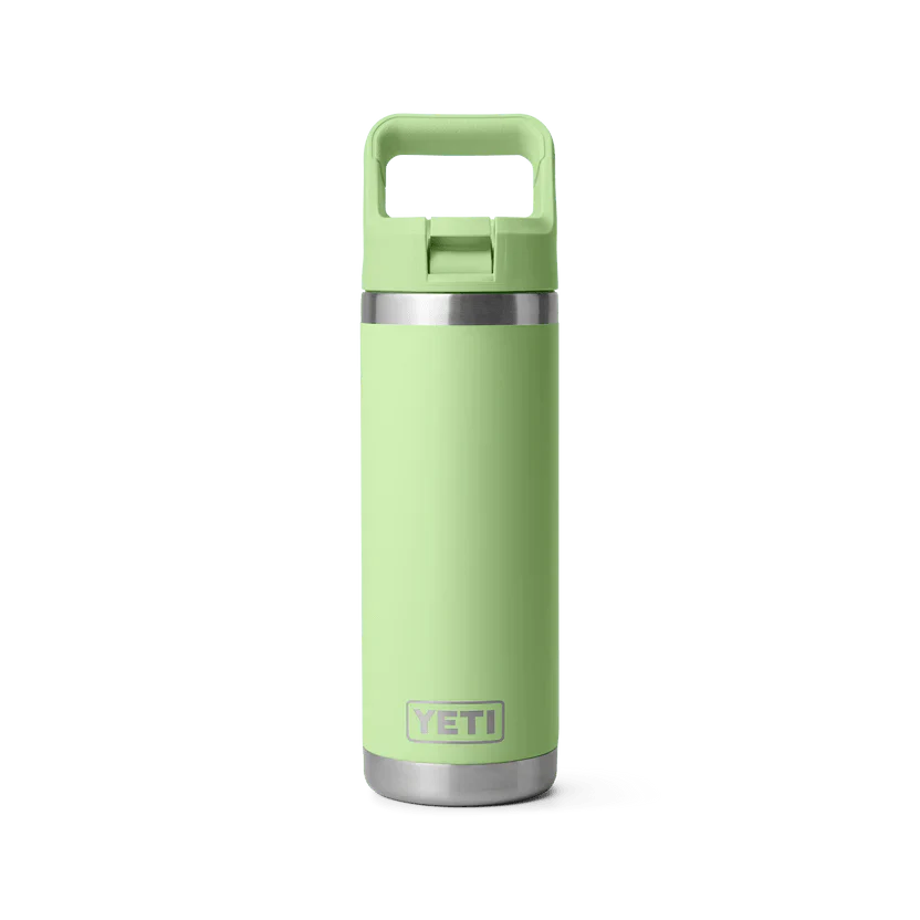 Yeti Rambler 18oz Insulated Stainless Steel Water Bottle with Straw Cap - Perfect for Hydration On-the-Go