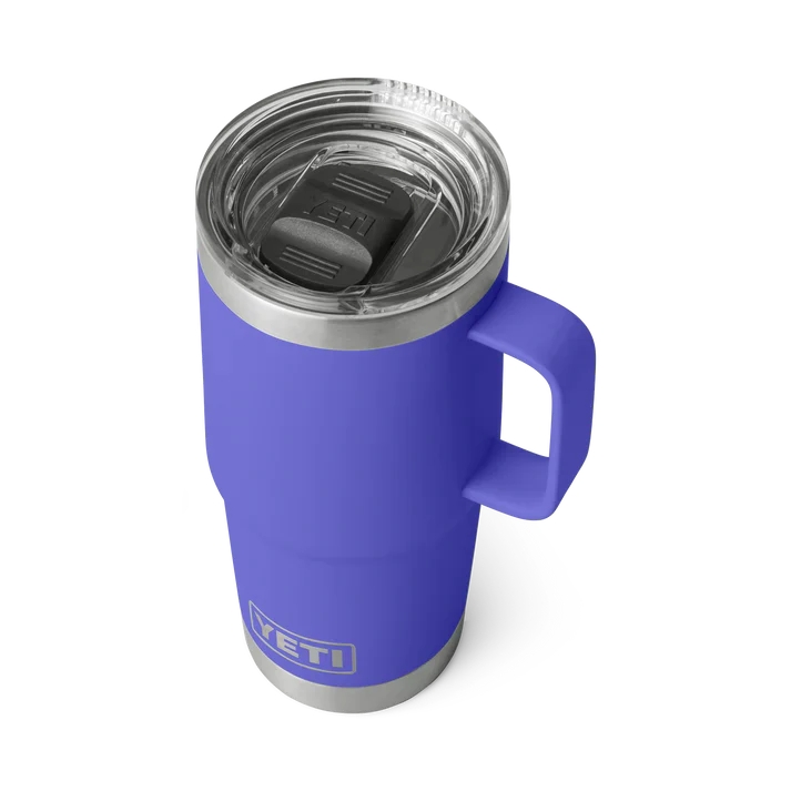 Yeti Rambler 20oz (591ml) Travel Mug with Leak-Resistant Stronghold Lid - Insulated Stainless Steel Tumbler for Hot & Cold Drinks