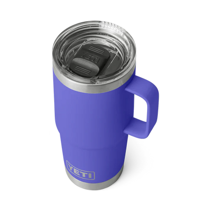 Yeti Rambler 20oz (591ml) Travel Mug with Leak-Resistant Stronghold Lid - Insulated Stainless Steel Tumbler for Hot & Cold Drinks