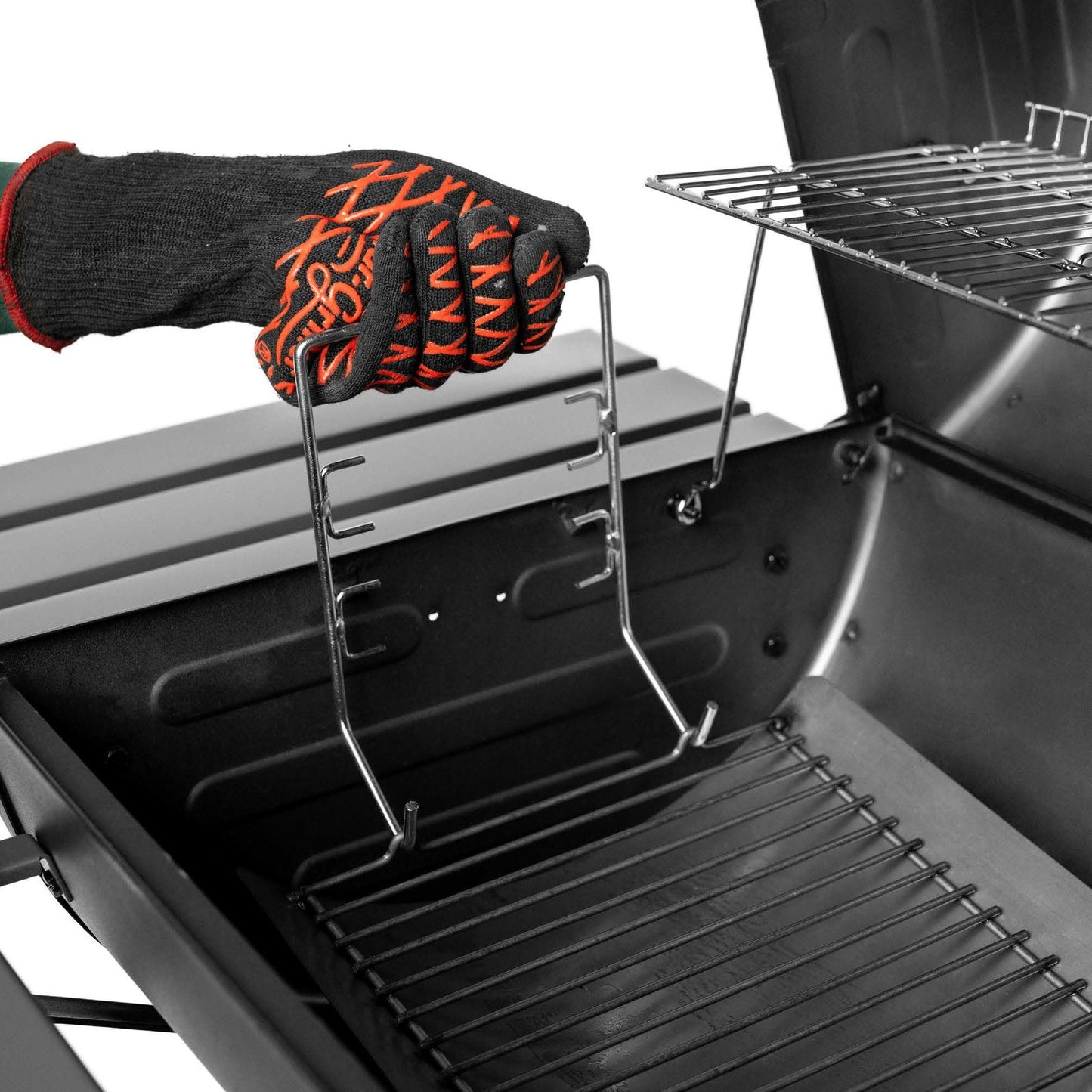 Char-Griller Smokin' Pro Barrel Grill and Offset Smoker - Perfect for Backyard BBQ Enthusiasts
