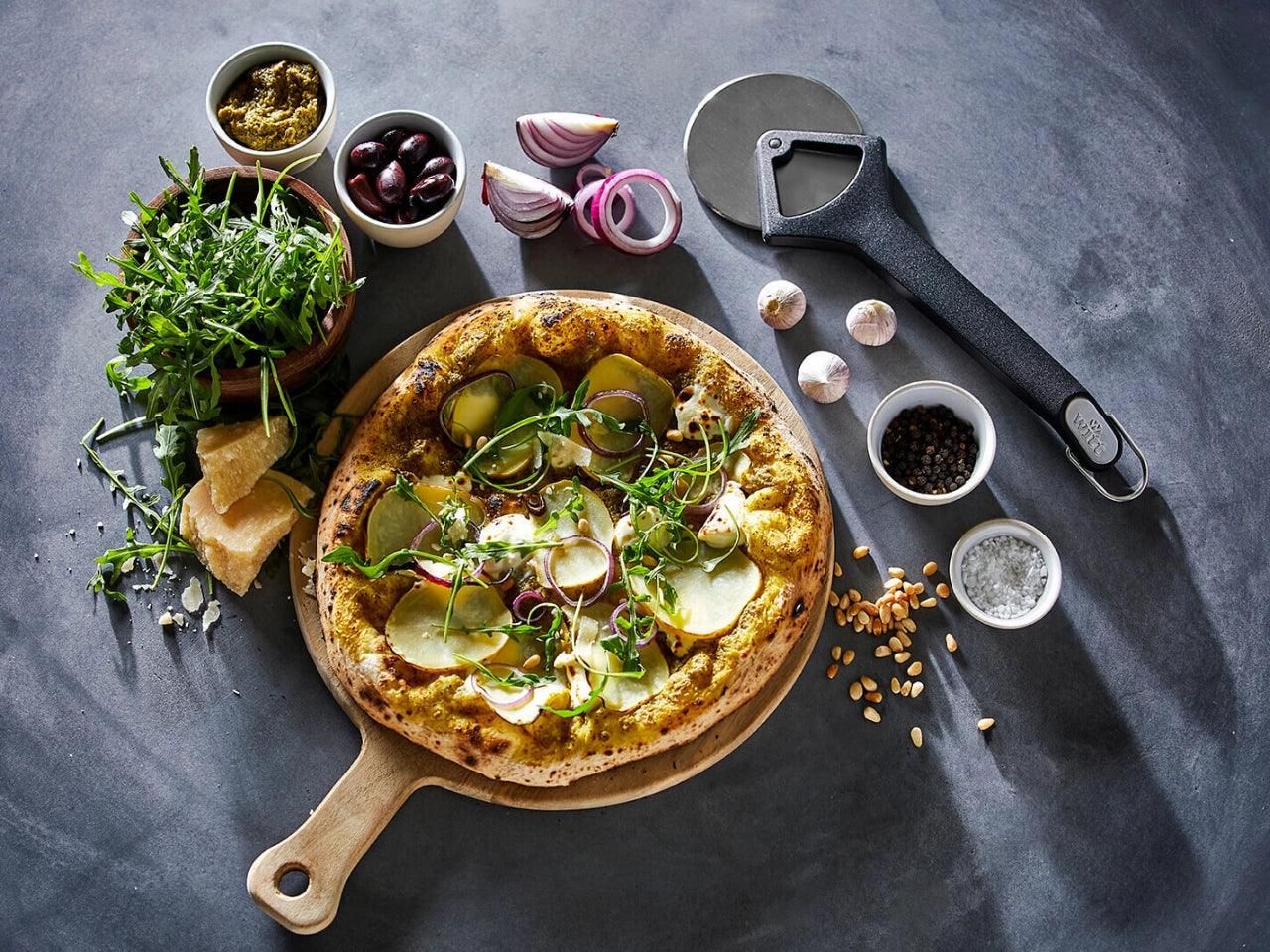 Witt Stainless Steel Pizza Cutter Wheel - Sharp & Easy Clean Design