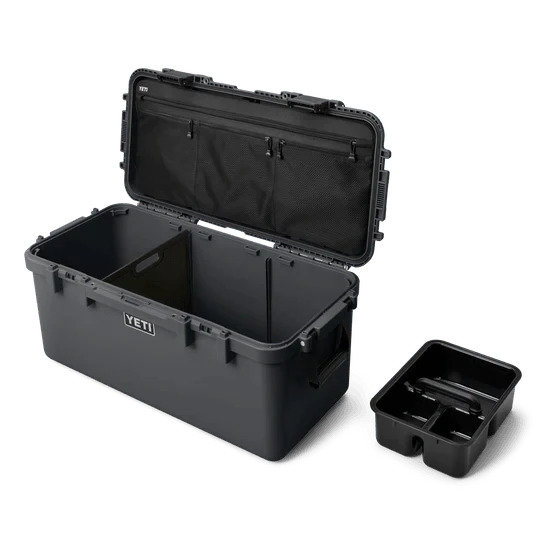 Yeti LoadOut GoBox 60 Gear Case - Durable, Waterproof, Dustproof Storage for Camping & Outdoor Adventures (Charcoal)