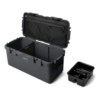 Yeti LoadOut GoBox 60 Gear Case - Durable, Waterproof, Dustproof Storage for Camping & Outdoor Adventures (Charcoal)