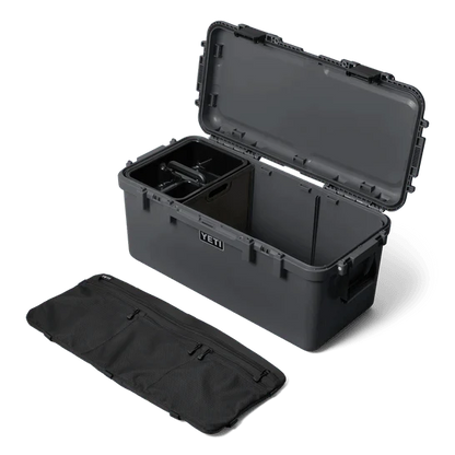 Yeti LoadOut GoBox 60 Gear Case - Durable, Waterproof, Dustproof Storage for Camping & Outdoor Adventures (Charcoal)