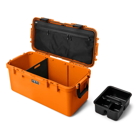 Yeti LoadOut GoBox 60 Gear Case - King Crab Orange | Durable, Waterproof, Indestructible Storage