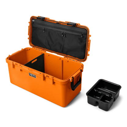 Yeti LoadOut GoBox 60 Gear Case - King Crab Orange | Durable, Waterproof, Indestructible Storage