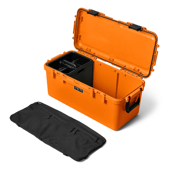 Yeti LoadOut GoBox 60 Gear Case - King Crab Orange | Durable, Waterproof, Indestructible Storage