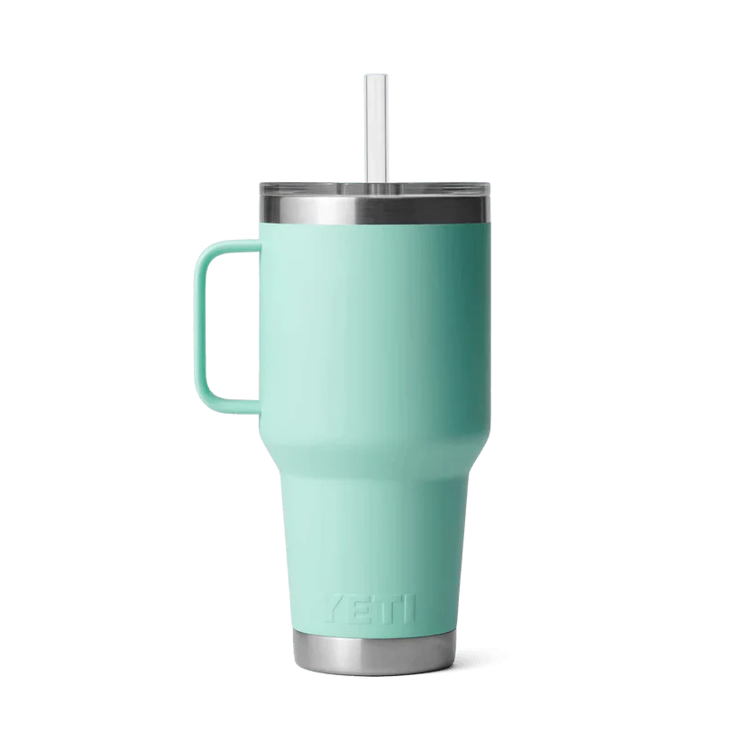 Yeti Rambler 35oz (1 Litre) Insulated Straw Mug - Perfect for Cold Beverages and Travel