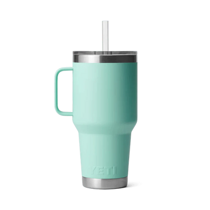 Yeti Rambler 35oz (1 Litre) Insulated Straw Mug - Perfect for Cold Beverages and Travel