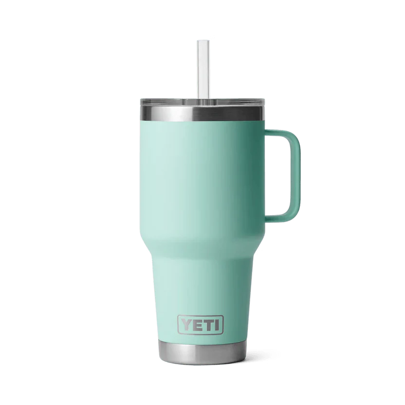 Yeti Rambler 35oz (1 Litre) Insulated Straw Mug - Perfect for Cold Beverages and Travel