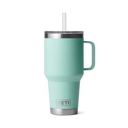 Yeti Rambler 35oz (1 Litre) Insulated Straw Mug - Perfect for Cold Beverages and Travel