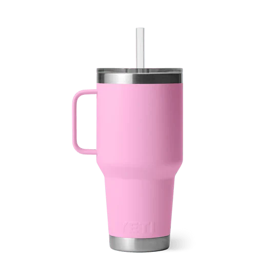 Yeti Rambler 35oz (1 Litre) Insulated Straw Mug - Perfect for Cold Beverages and Travel