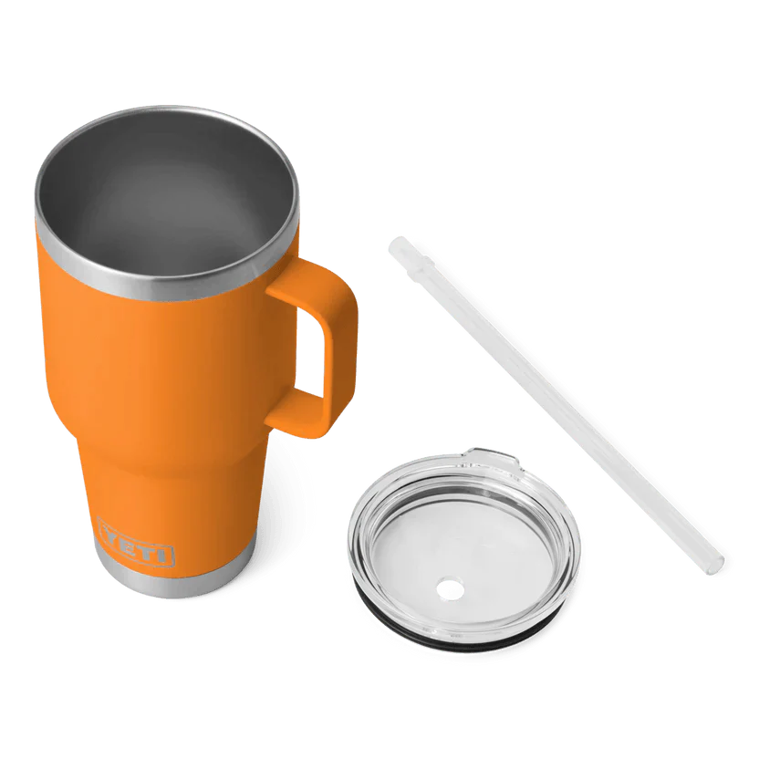 Yeti Rambler 35oz (1 Litre) Insulated Straw Mug - Perfect for Cold Beverages and Travel