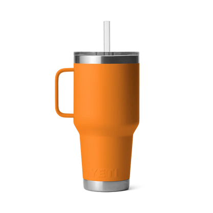 Yeti Rambler 35oz (1 Litre) Insulated Straw Mug - Perfect for Cold Beverages and Travel
