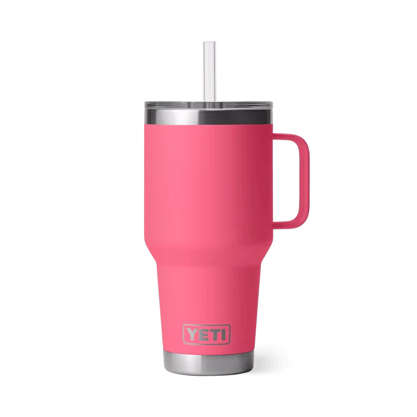 Yeti Rambler 35oz (1 Litre) Insulated Straw Mug - Perfect for Cold Beverages and Travel