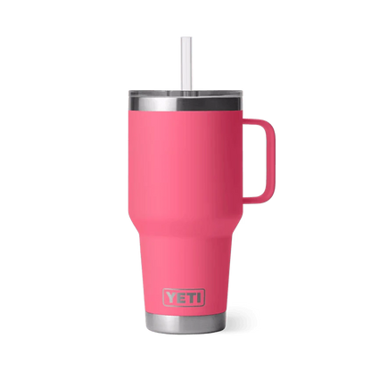 Yeti Rambler 35oz (1 Litre) Insulated Straw Mug - Perfect for Cold Beverages and Travel