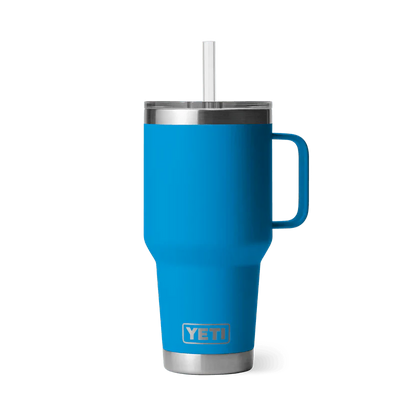 Yeti Rambler 35oz (1 Litre) Insulated Straw Mug - Perfect for Cold Beverages and Travel