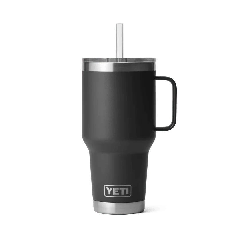 Yeti Rambler 35oz (1 Litre) Insulated Straw Mug - Perfect for Cold Beverages and Travel