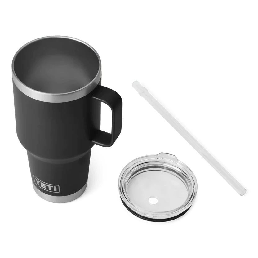 Yeti Rambler 35oz (1 Litre) Insulated Straw Mug - Perfect for Cold Beverages and Travel