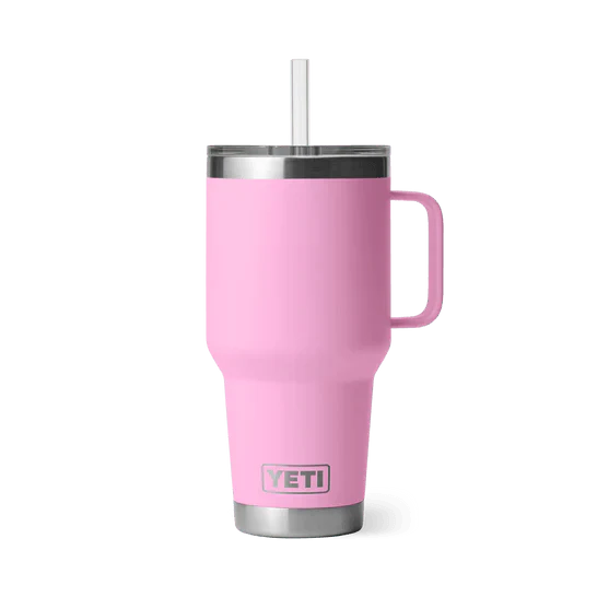 Yeti Rambler 35oz (1 Litre) Insulated Straw Mug - Perfect for Cold Beverages and Travel