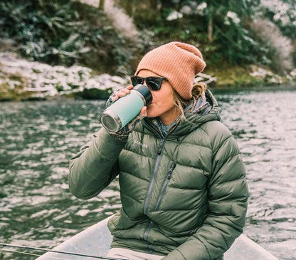 Yeti Rambler 12oz (355ml) Insulated Bottle with Leakproof Hotshot Cap - Perfect for Hot Coffee On-the-Go