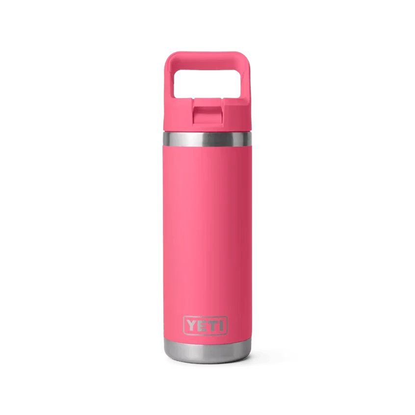 Yeti Rambler 18oz Insulated Stainless Steel Water Bottle with Straw Cap - Perfect for Hydration On-the-Go