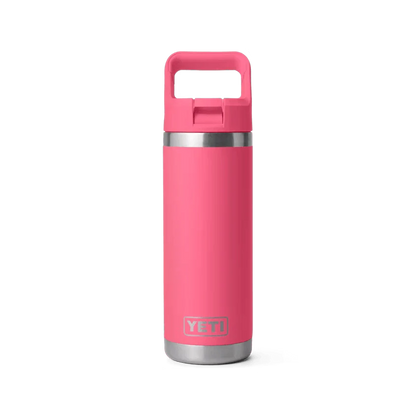 Yeti Rambler 18oz Insulated Stainless Steel Water Bottle with Straw Cap - Perfect for Hydration On-the-Go