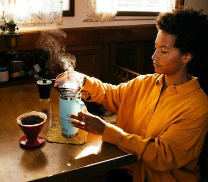 Yeti Rambler 20oz (591ml) Travel Mug with Leak-Resistant Stronghold Lid - Insulated Stainless Steel Tumbler for Hot & Cold Drinks