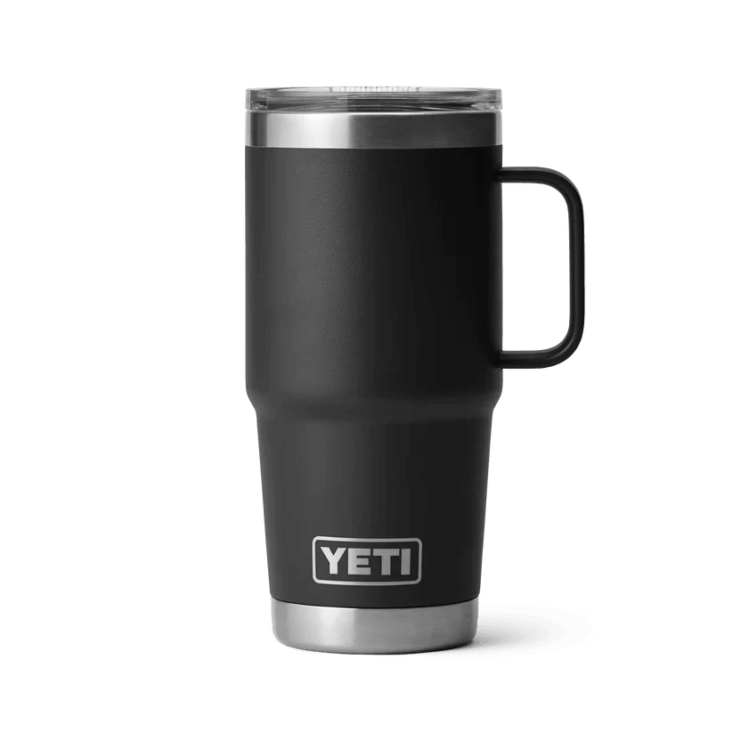 Yeti Rambler 20oz (591ml) Travel Mug with Leak-Resistant Stronghold Lid - Insulated Stainless Steel Tumbler for Hot & Cold Drinks