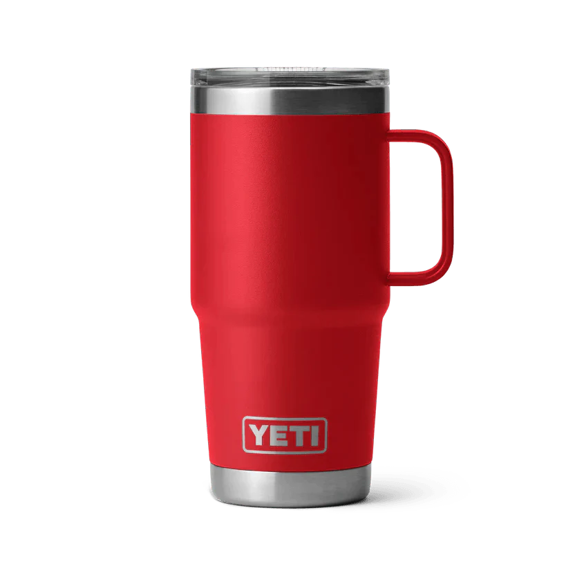 Yeti Rambler 20oz (591ml) Travel Mug with Leak-Resistant Stronghold Lid - Insulated Stainless Steel Tumbler for Hot & Cold Drinks
