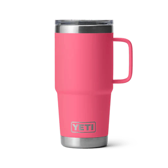 Yeti Rambler 20oz (591ml) Travel Mug with Leak-Resistant Stronghold Lid - Insulated Stainless Steel Tumbler for Hot & Cold Drinks