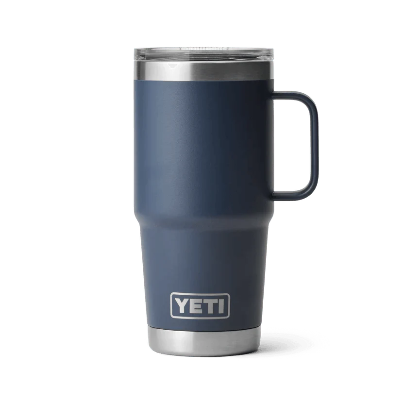 Yeti Rambler 20oz (591ml) Travel Mug with Leak-Resistant Stronghold Lid - Insulated Stainless Steel Tumbler for Hot & Cold Drinks