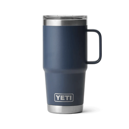 Yeti Rambler 20oz (591ml) Travel Mug with Leak-Resistant Stronghold Lid - Insulated Stainless Steel Tumbler for Hot & Cold Drinks