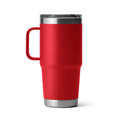 Yeti Rambler 20oz (591ml) Travel Mug with Leak-Resistant Stronghold Lid - Insulated Stainless Steel Tumbler for Hot & Cold Drinks
