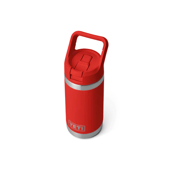 Yeti Rambler Jr. 12oz (354ml) Kids' Insulated Stainless Steel Water Bottle with Straw Cap - Durable, Leak-Resistant, Dishwasher Safe