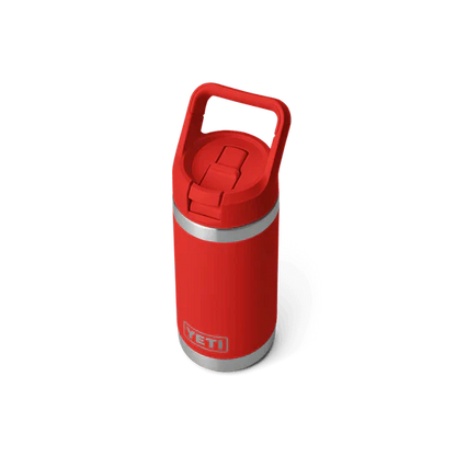 Yeti Rambler Jr. 12oz (354ml) Kids' Insulated Stainless Steel Water Bottle with Straw Cap - Durable, Leak-Resistant, Dishwasher Safe