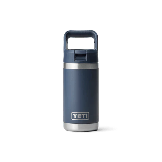 Yeti Rambler Jr. 12oz (354ml) Kids' Insulated Stainless Steel Water Bottle with Straw Cap - Durable, Leak-Resistant, Dishwasher Safe