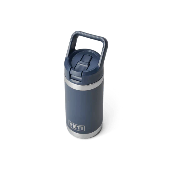 Yeti Rambler Jr. 12oz (354ml) Kids' Insulated Stainless Steel Water Bottle with Straw Cap - Durable, Leak-Resistant, Dishwasher Safe