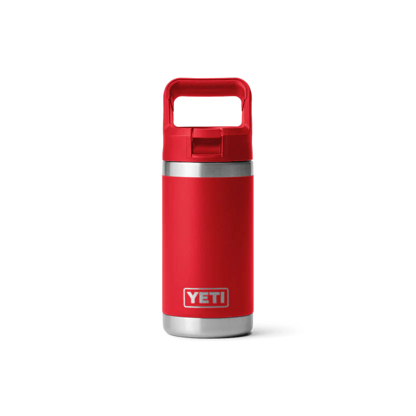 Yeti Rambler Jr. 12oz (354ml) Kids' Insulated Stainless Steel Water Bottle with Straw Cap - Durable, Leak-Resistant, Dishwasher Safe
