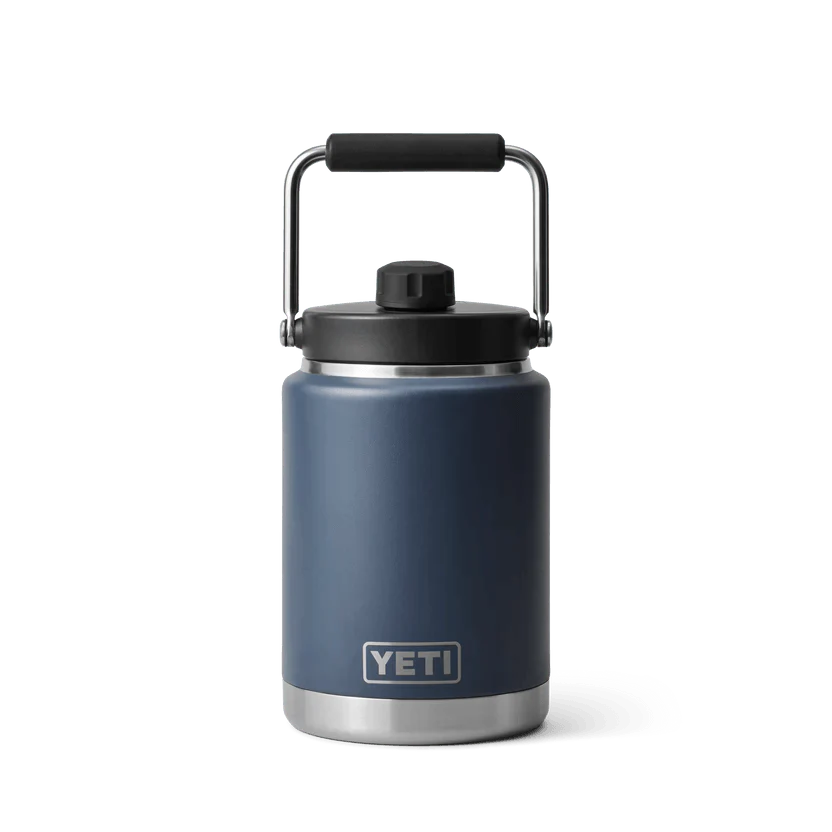 Yeti Rambler® 1/2 Gallon (1.9 L) Navy Insulated Water Jug with MagCap for Extended Cold/Hot Beverage Storage