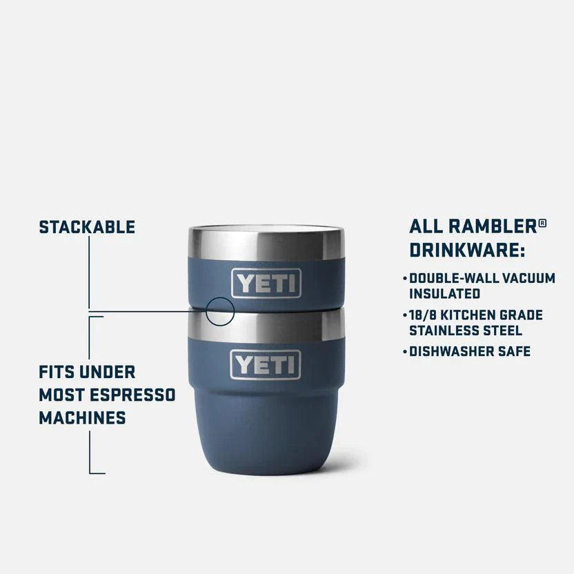 Yeti Rambler® 4oz (118 ml) Stackable Espresso Cups - Set of 2