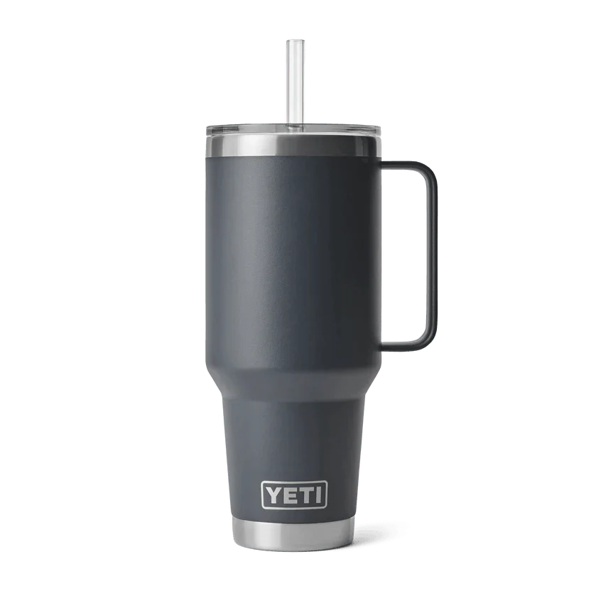 Yeti Rambler 42 oz Straw Tumbler Mug - 1.2 Litre Insulated Drinkware with Reusable Straw